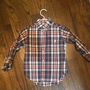 The Beaufort Bonnet Company Plaid Button Down - Navy, Red, White